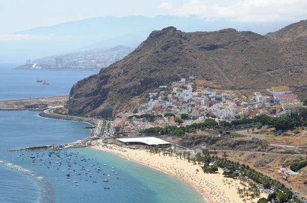 Tenerife, Playa de Las Teresitas and San Andres